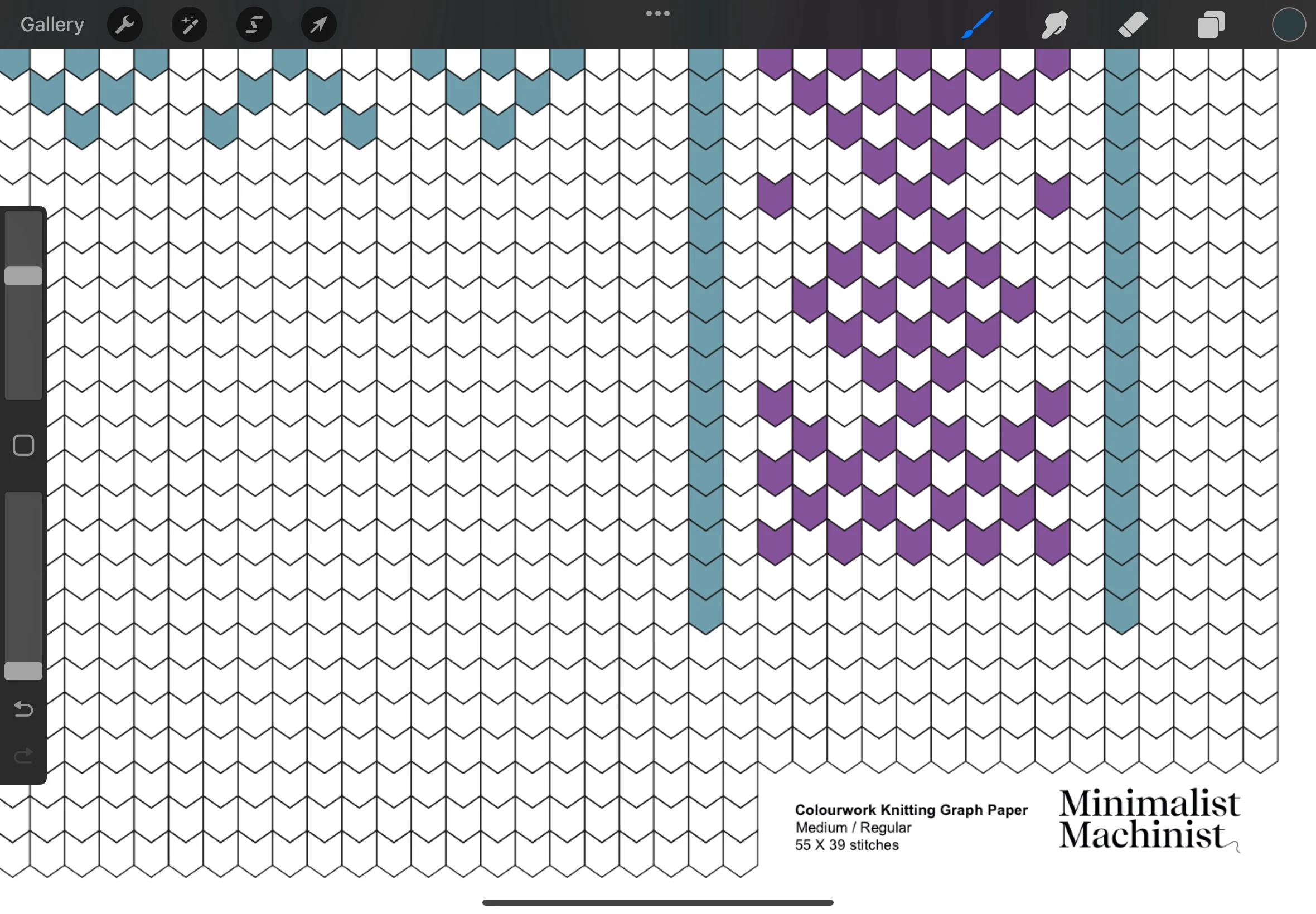 Knit Graph Paper Free