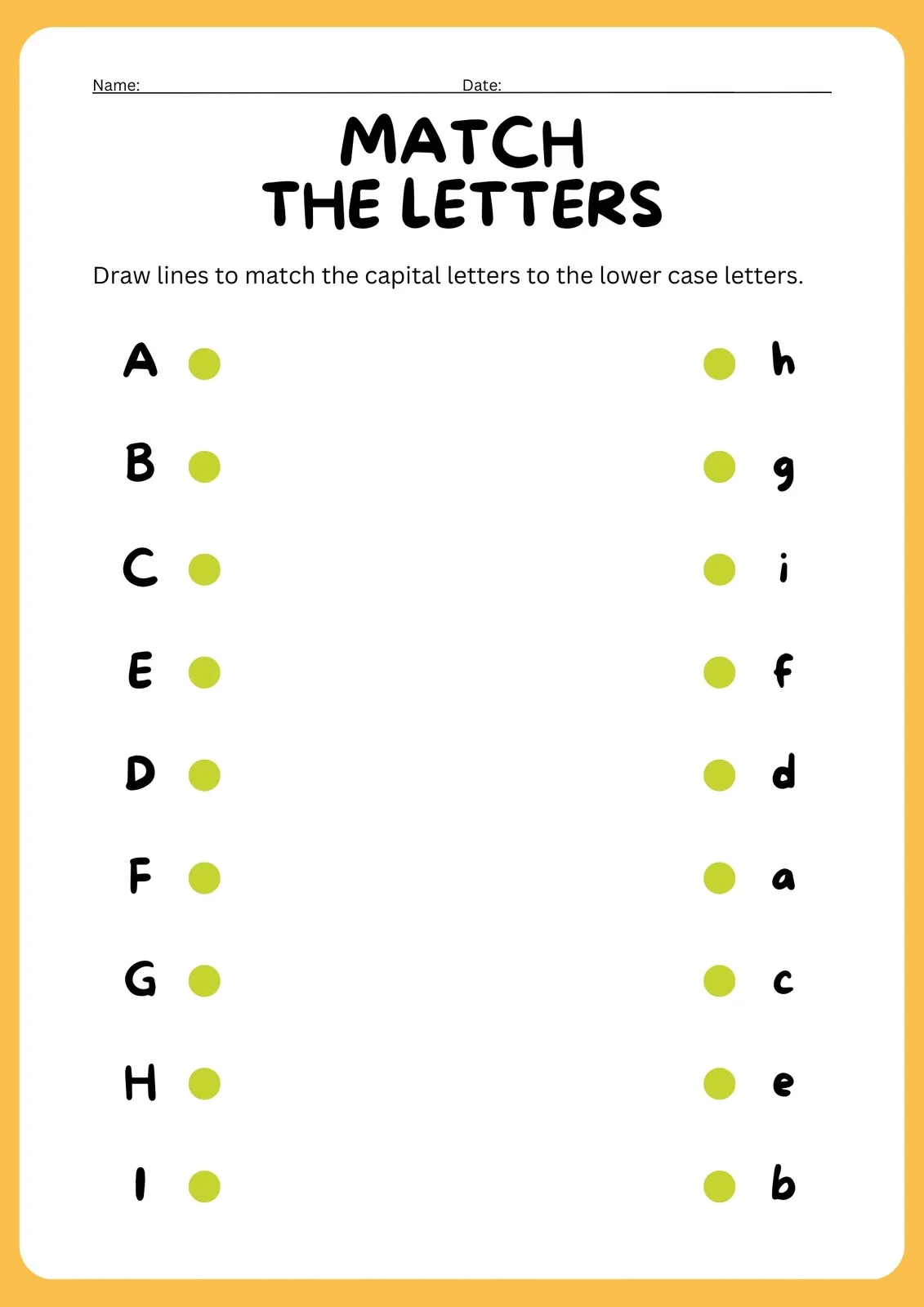 Alphabet Letter Worksheets Printable