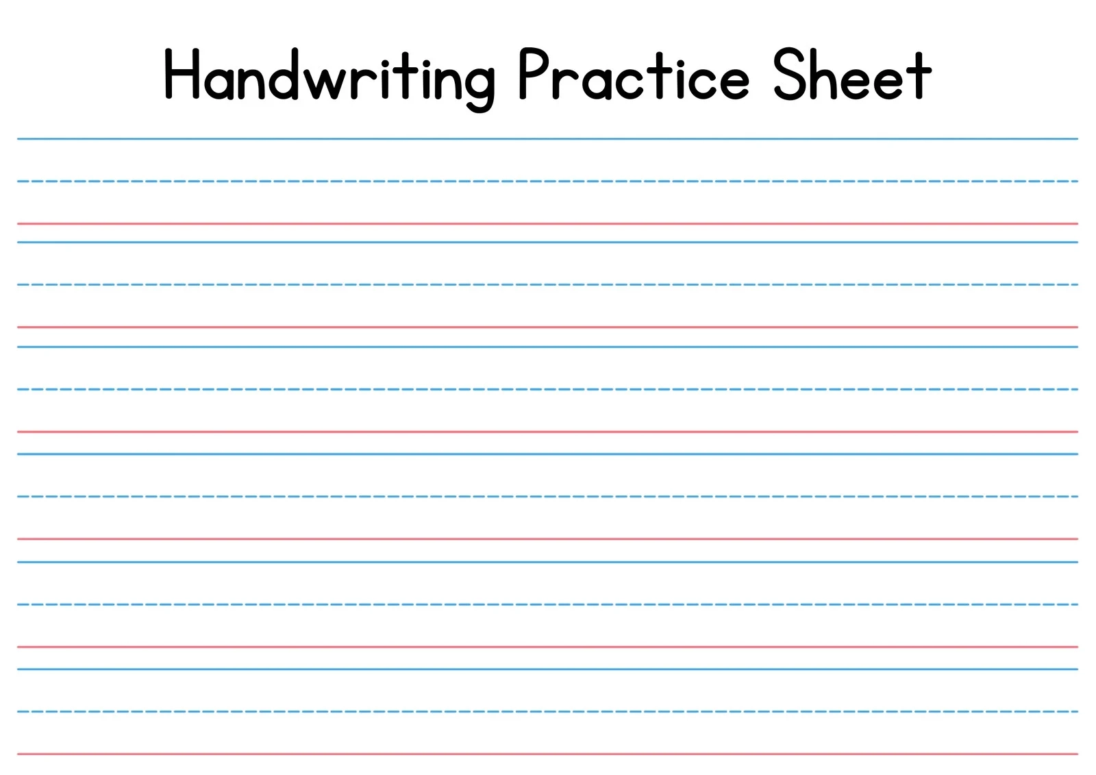 Customize 158 Handwriting Practice Worksheets Templates Online 