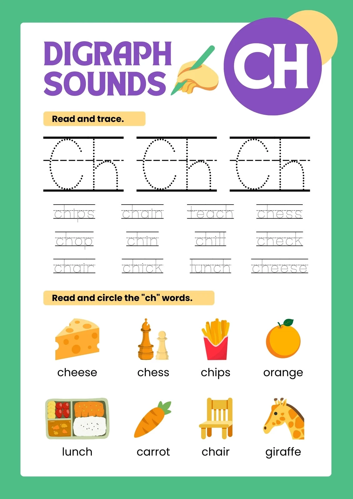 Phonics Worksheets Free Printable