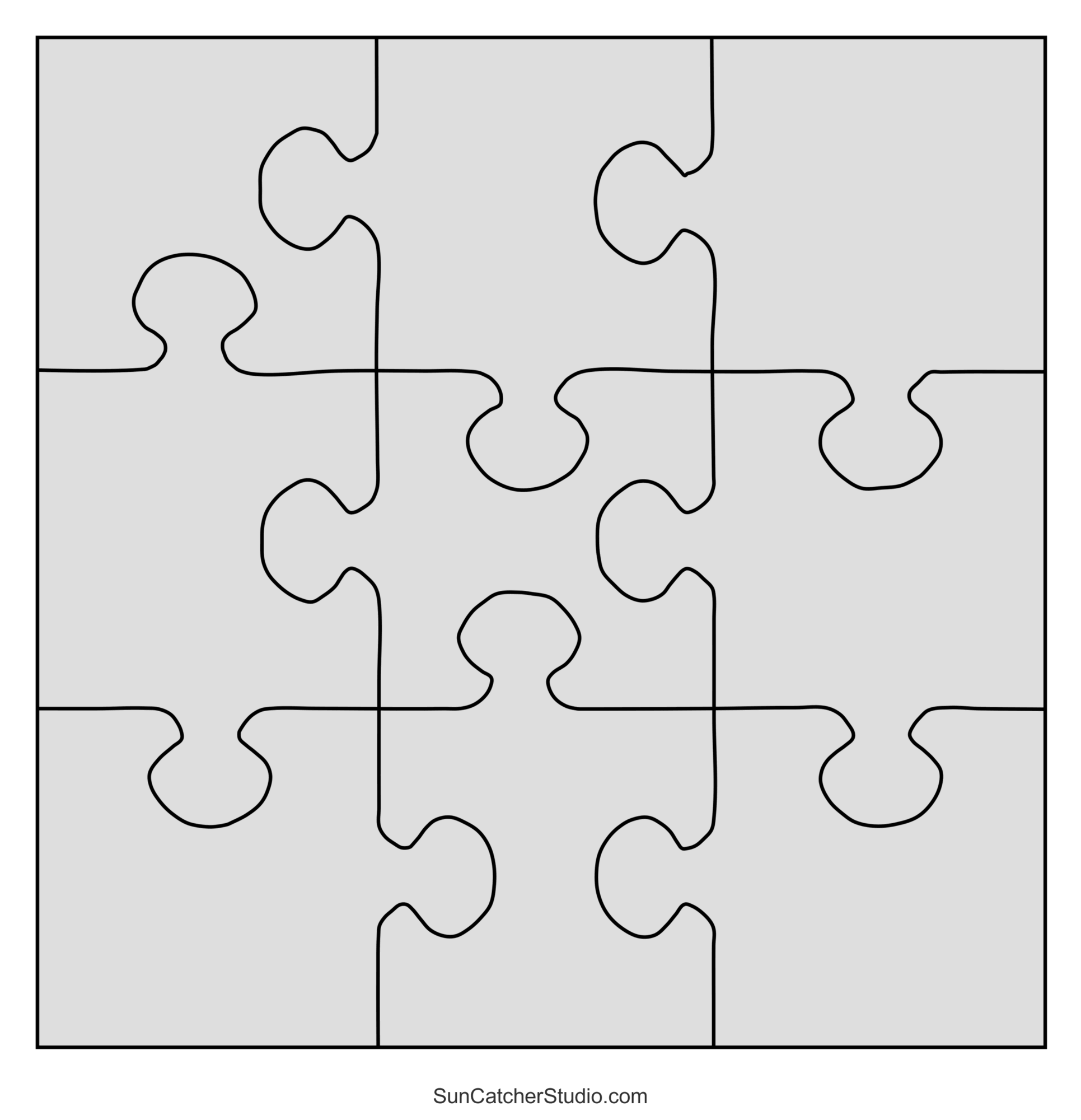 DIY JigSaw Puzzles Free Patterns Stencils amp Templates Free 