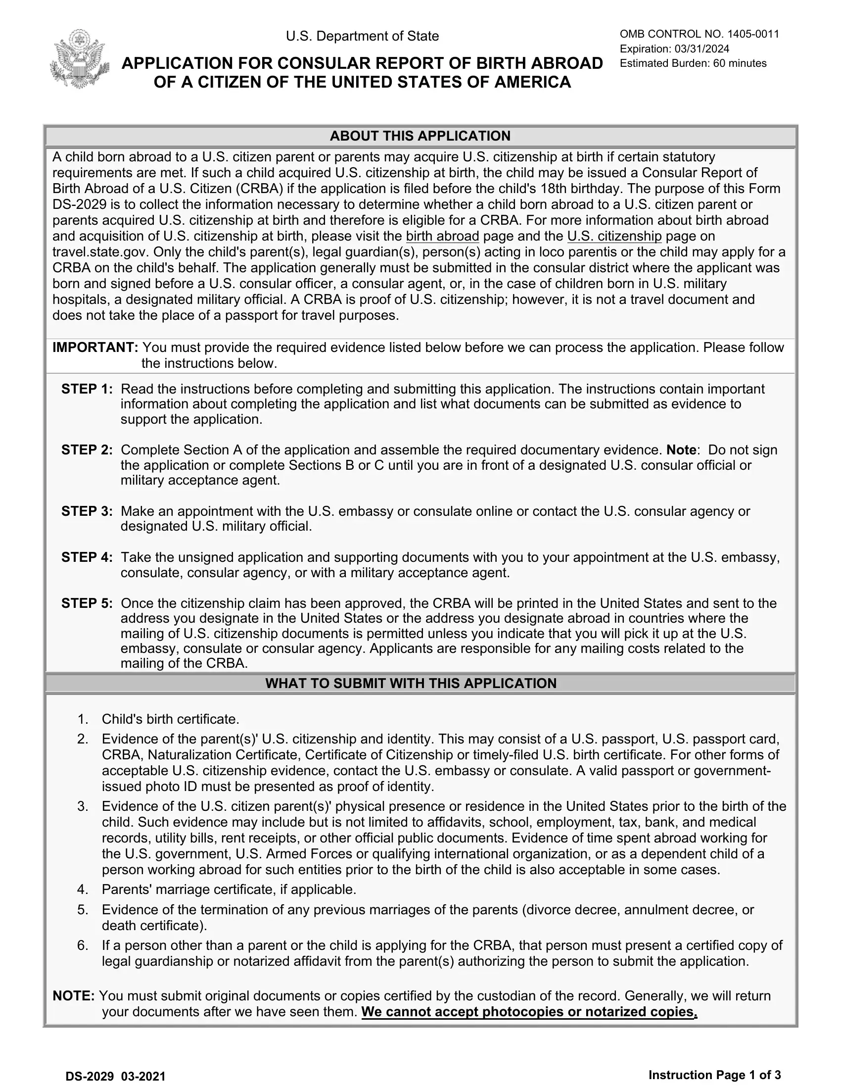 Ds 2029 Form Pdf