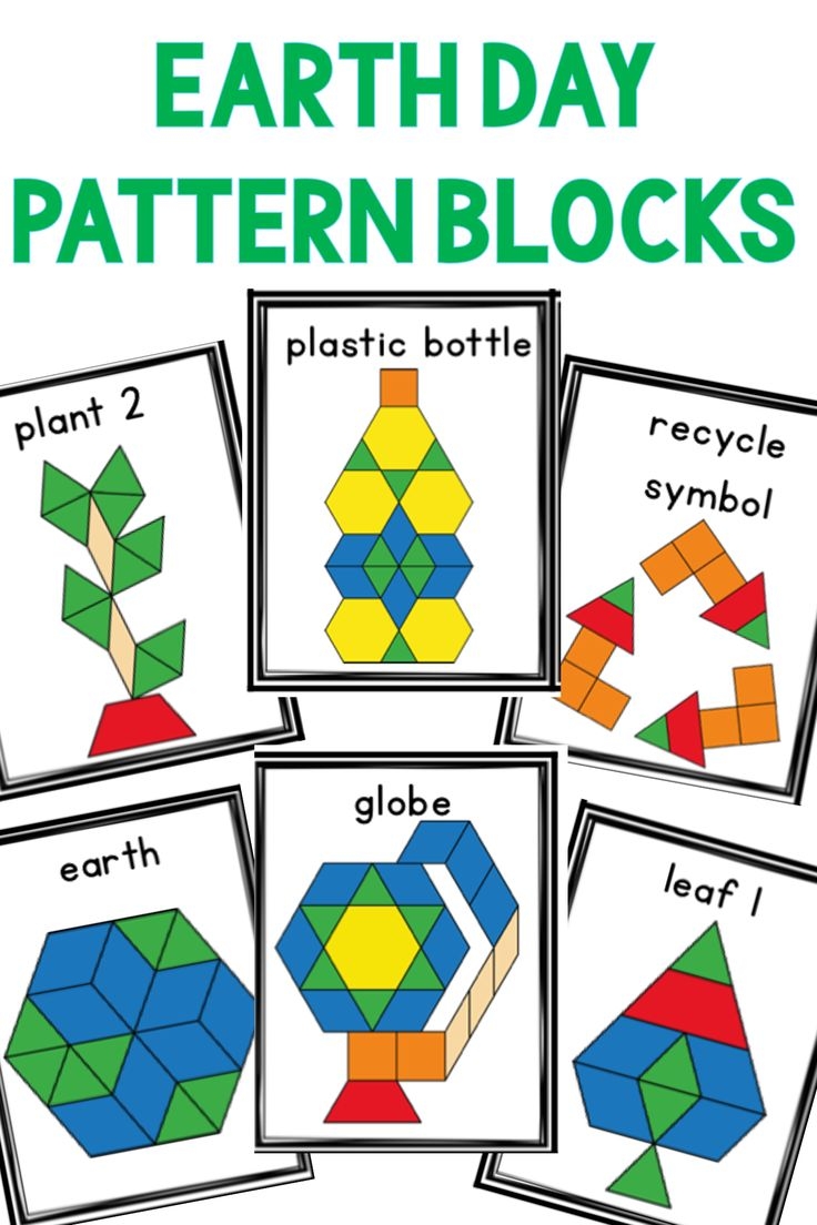 Earth Day Math With Pattern Blocks