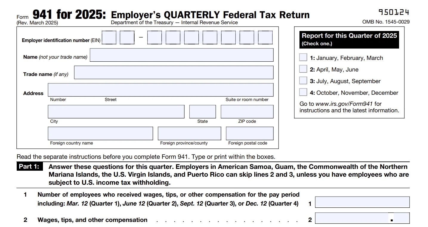 Easily File Form 941 Online Trusted IRS E File Solution