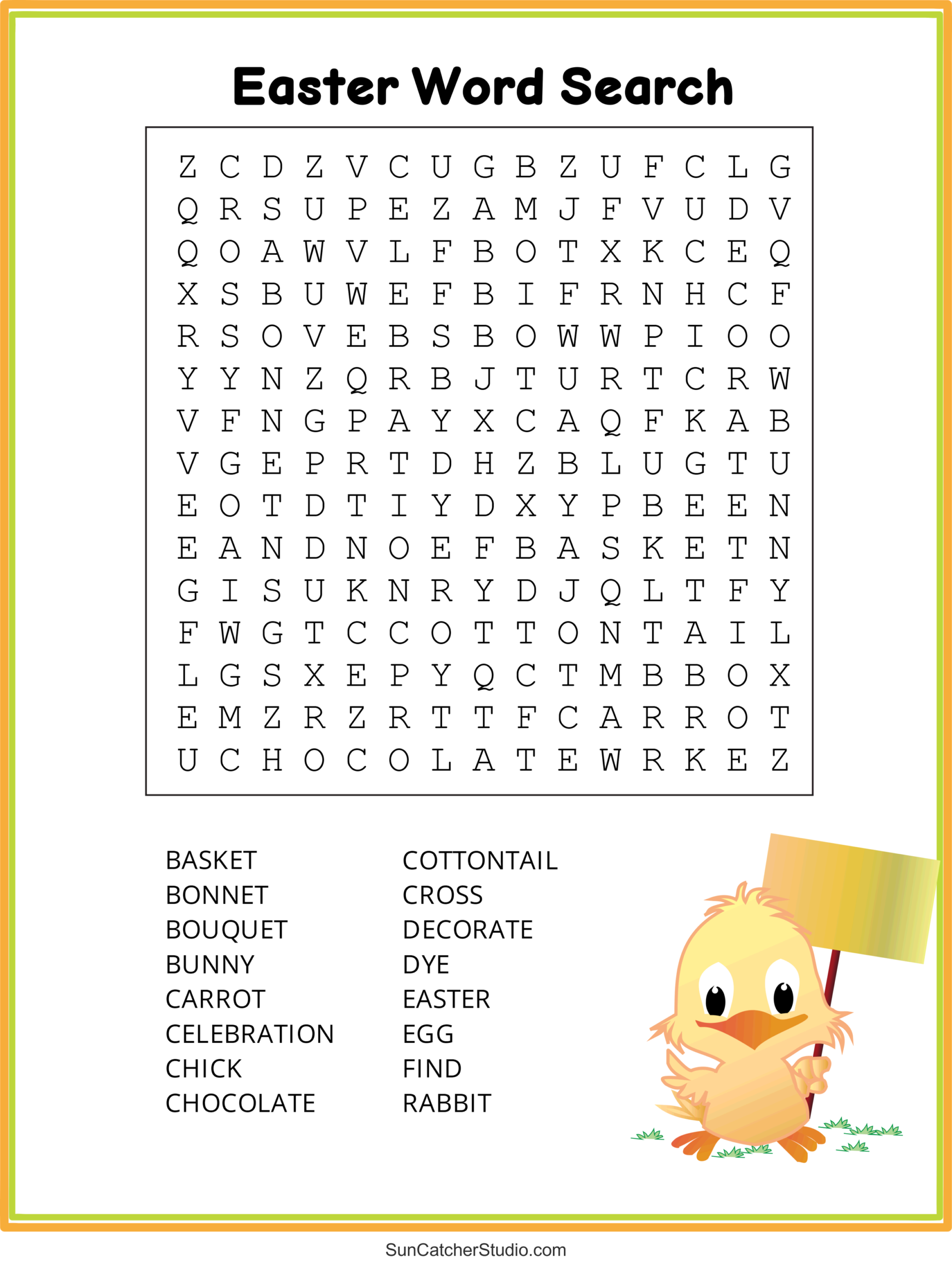 Easter Puzzles Printables