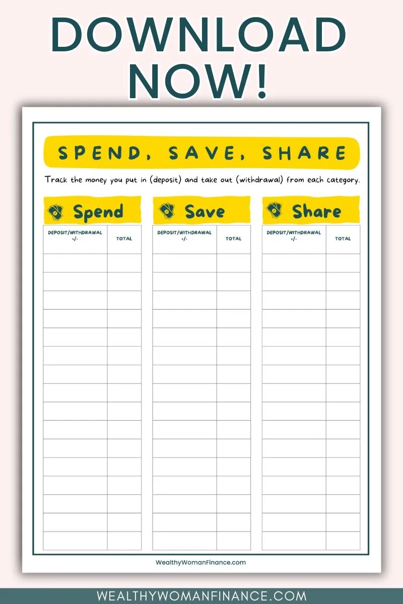 Printable Budget Worksheet For Kids
