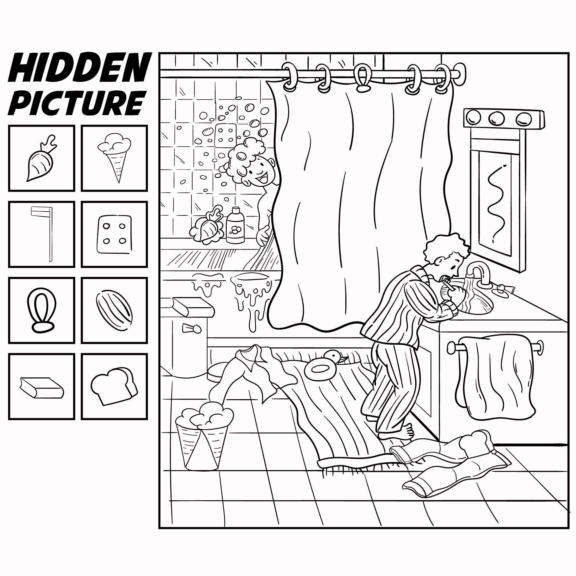 Printable Hidden Picture Puzzles For Adults