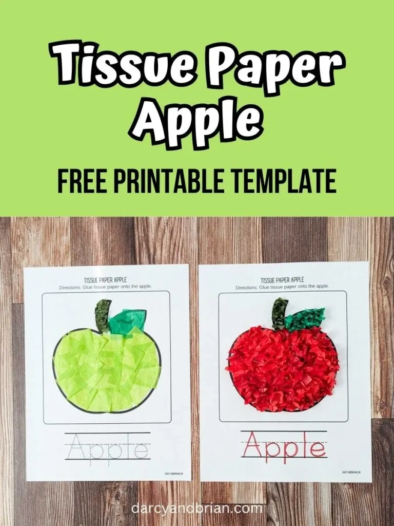 Free Printable Apples For Preschool