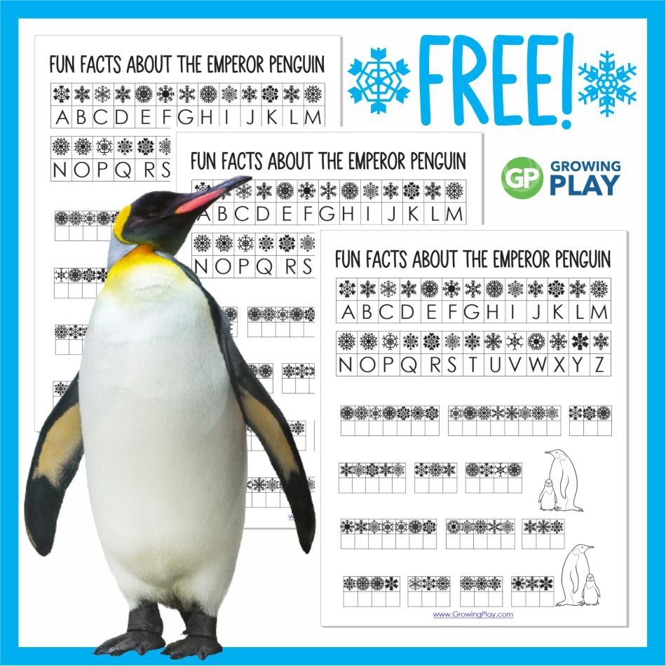 Emperor Penguin Facts For Kids Free Puzzle Growing Play