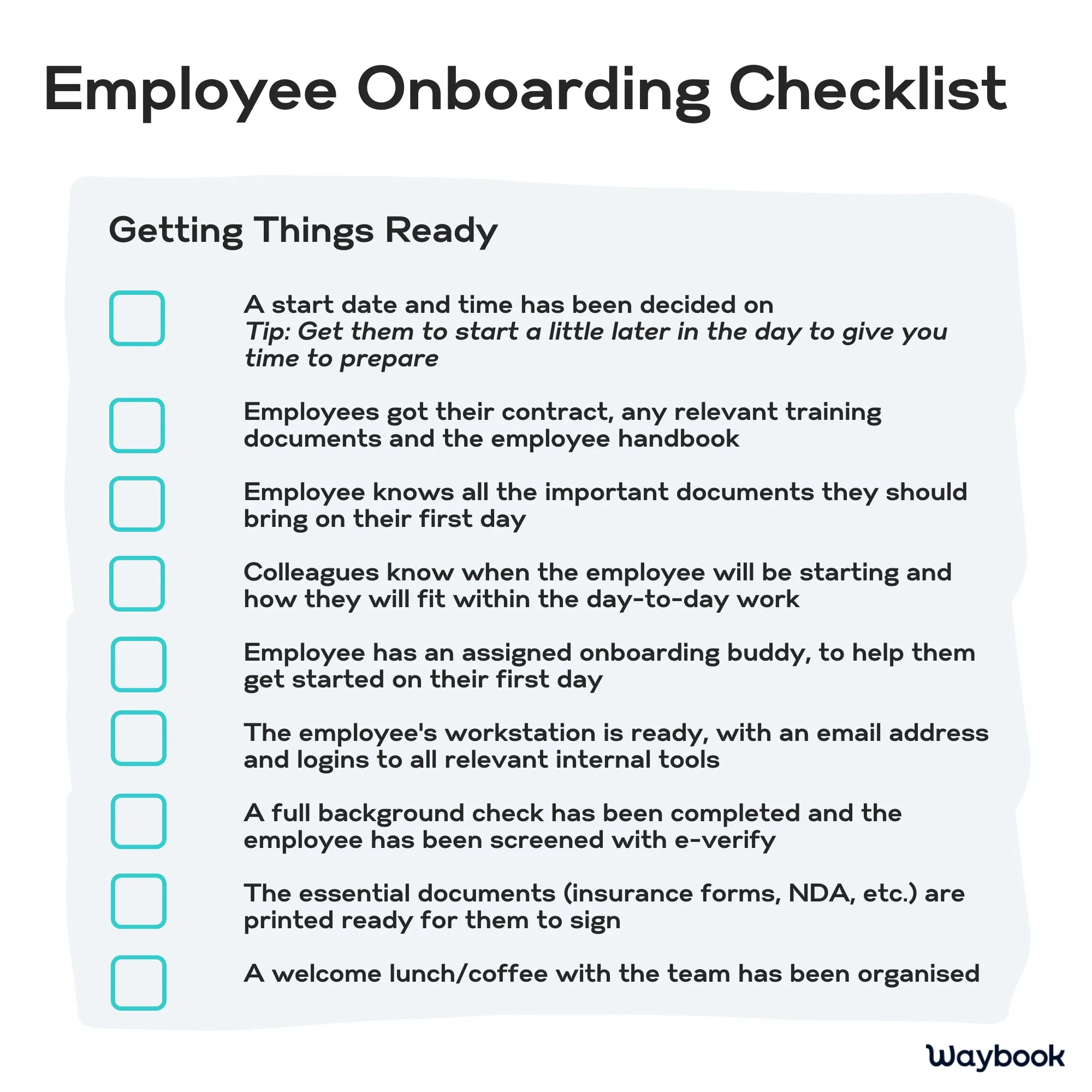 Forms To Give New Employees