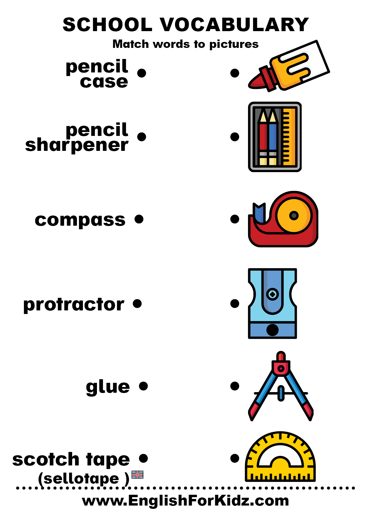 Free Printable Esl Vocabulary Worksheets