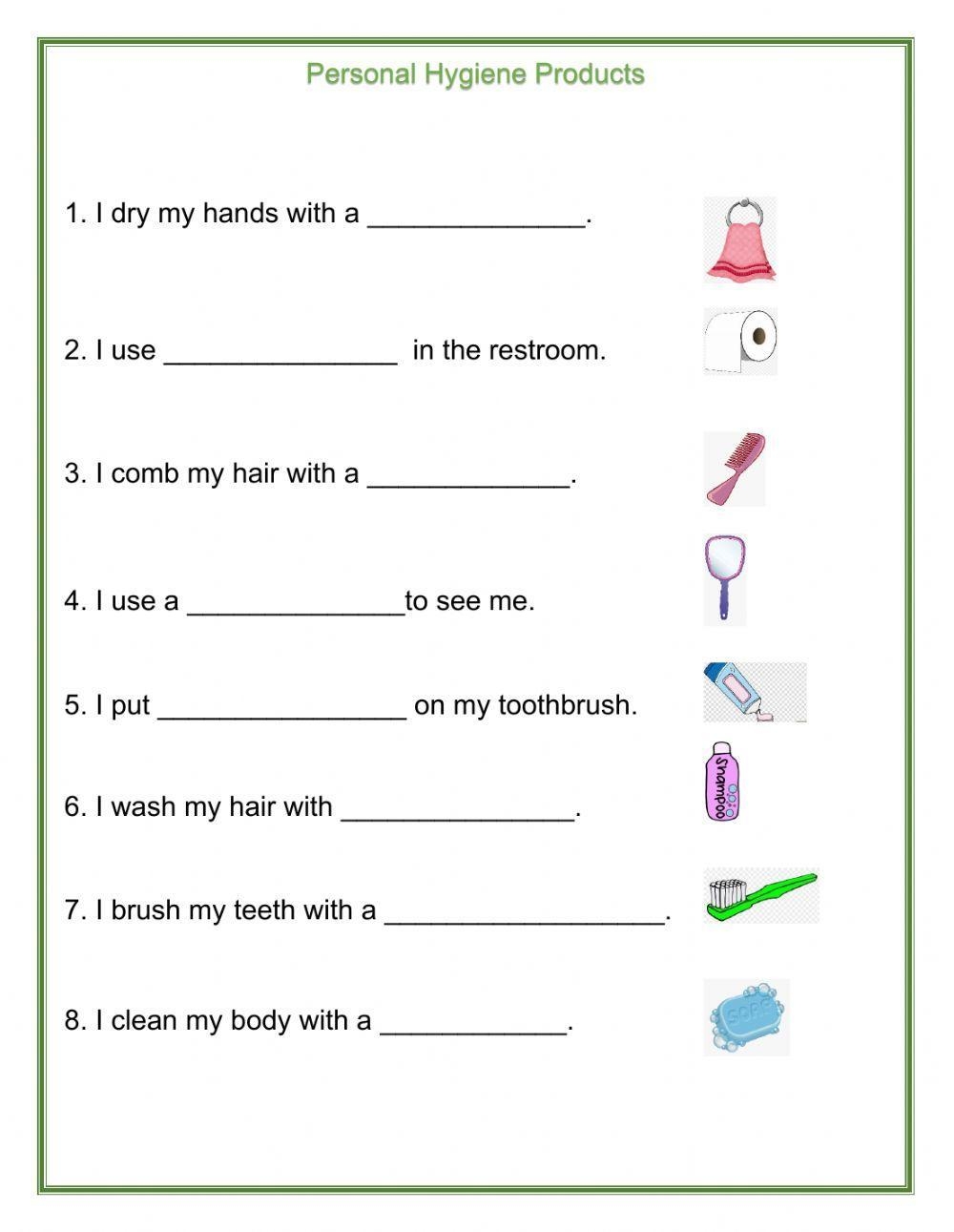 Enhance Personal Hygiene Habits With Engaging Worksheets Your 