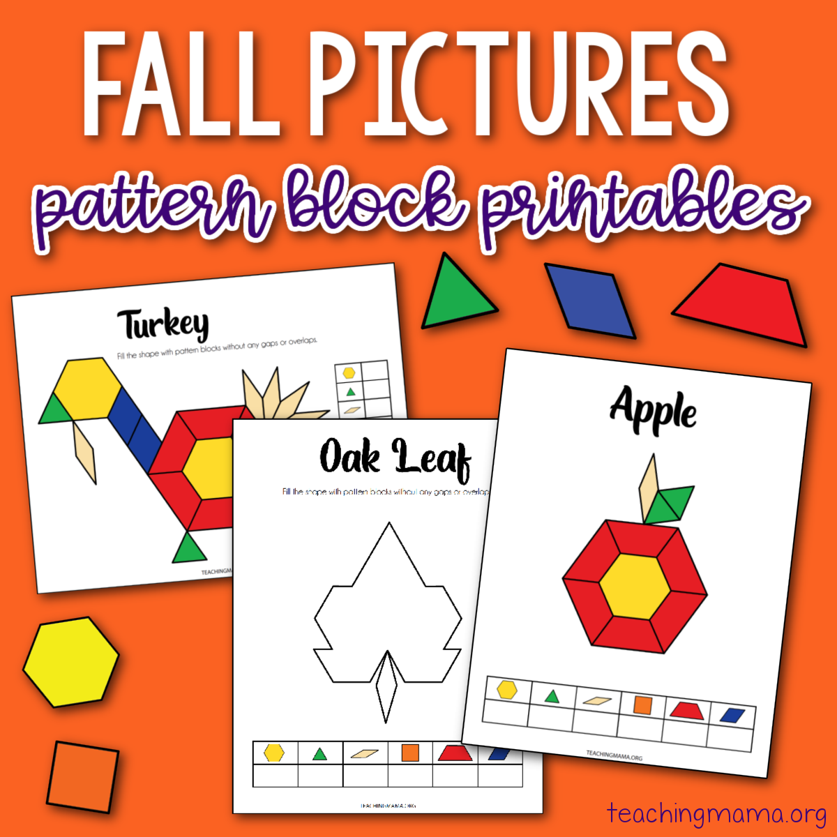 Free Printable Pattern Block Worksheets
