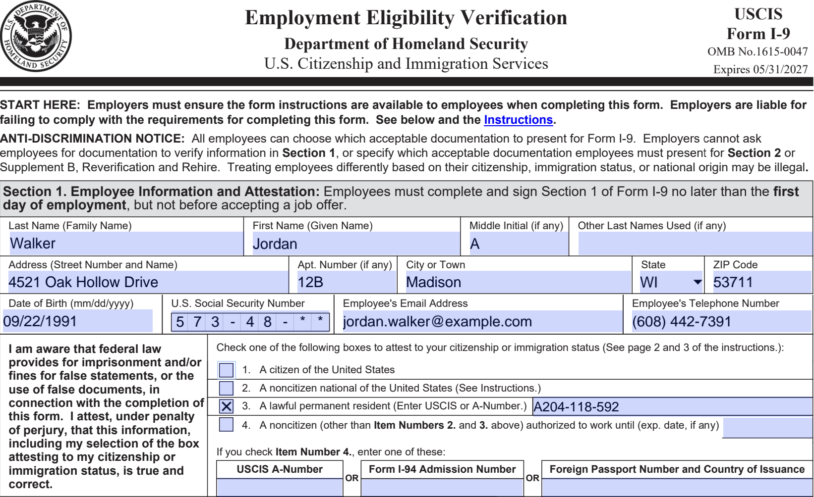 Fillable I 9 Form 2024 2025 Complete Edit And Download As PDF