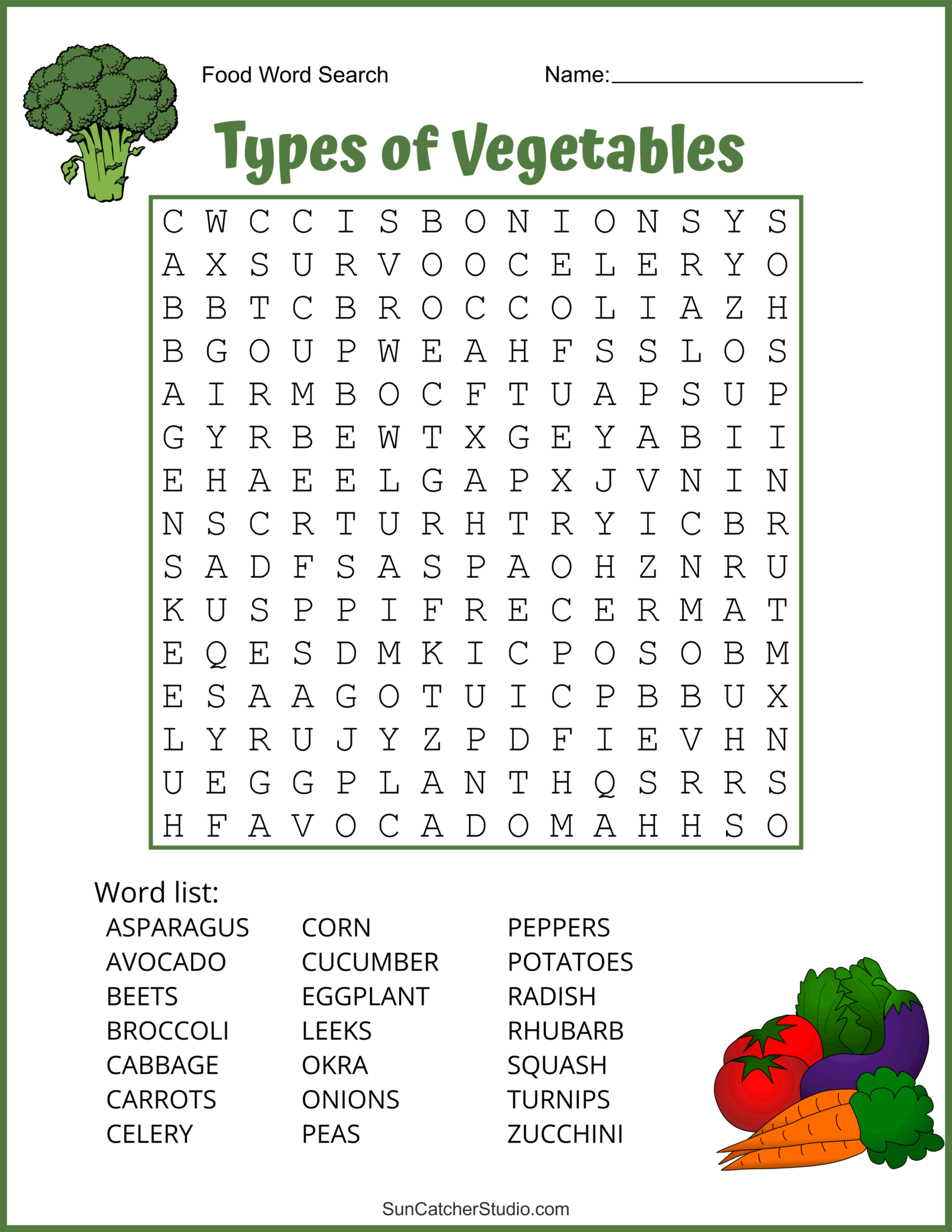 Food Word Search Free Printable Puzzles Free Printables 