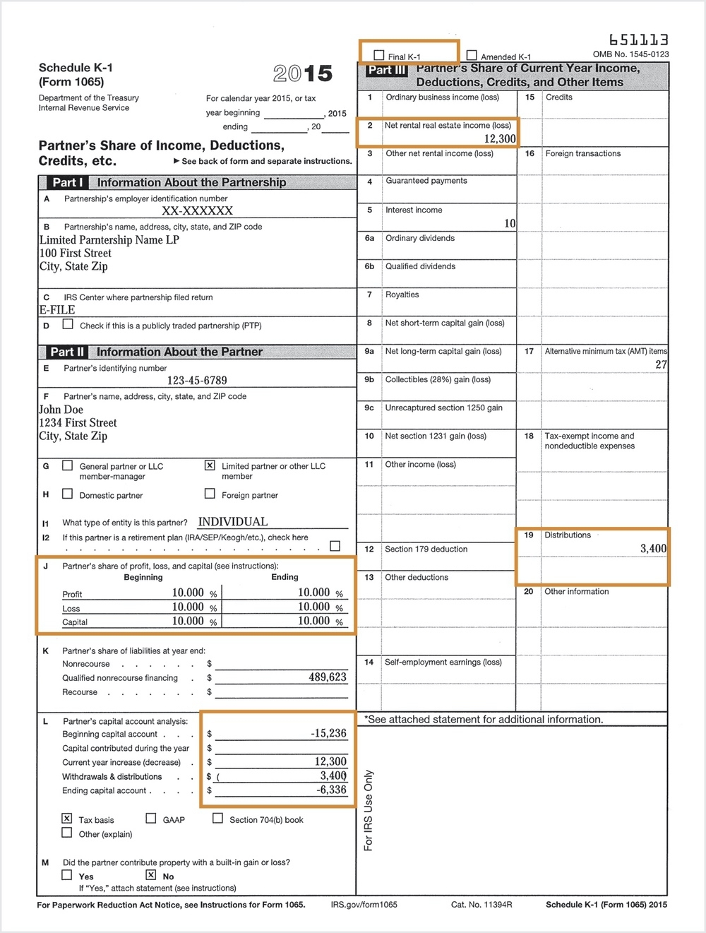 Form 1065 2023 Form