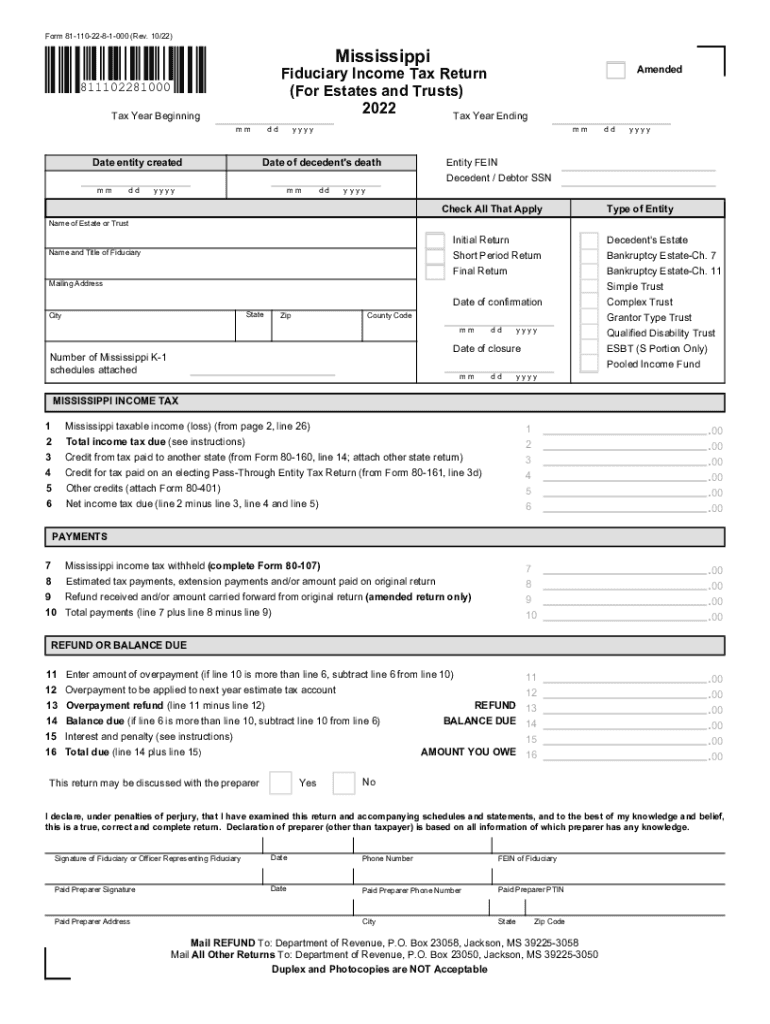Form 1310 Irs Form