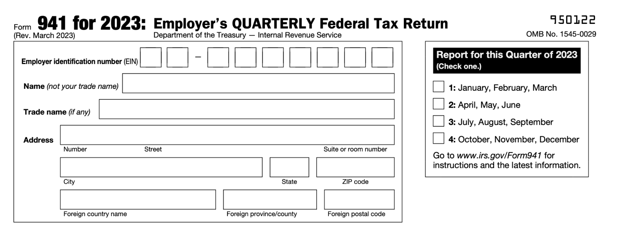 Irs Form 941 2025 Instructions
