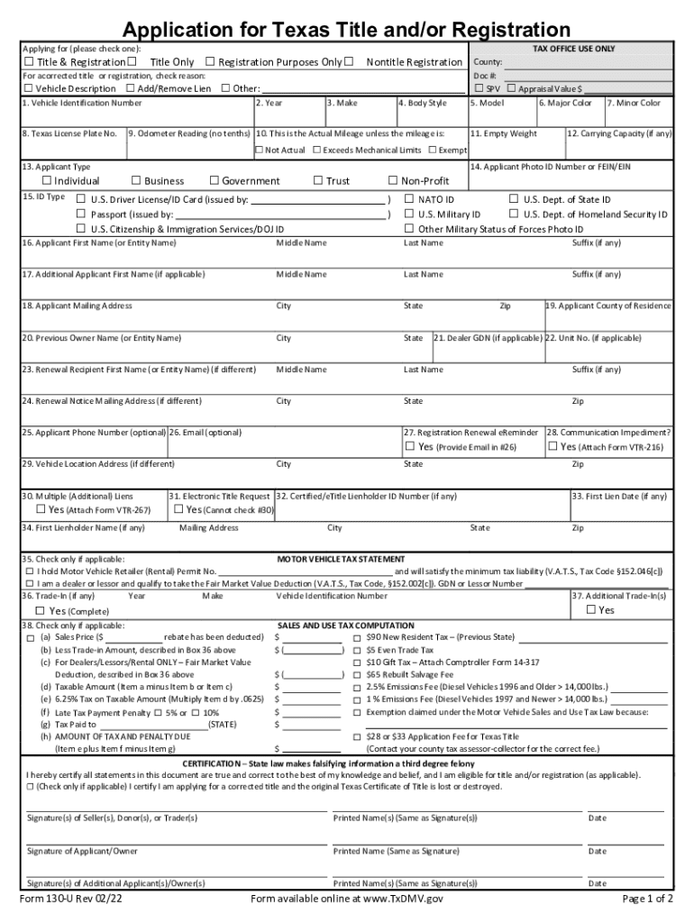 Form Vtr 130 Uif Printable