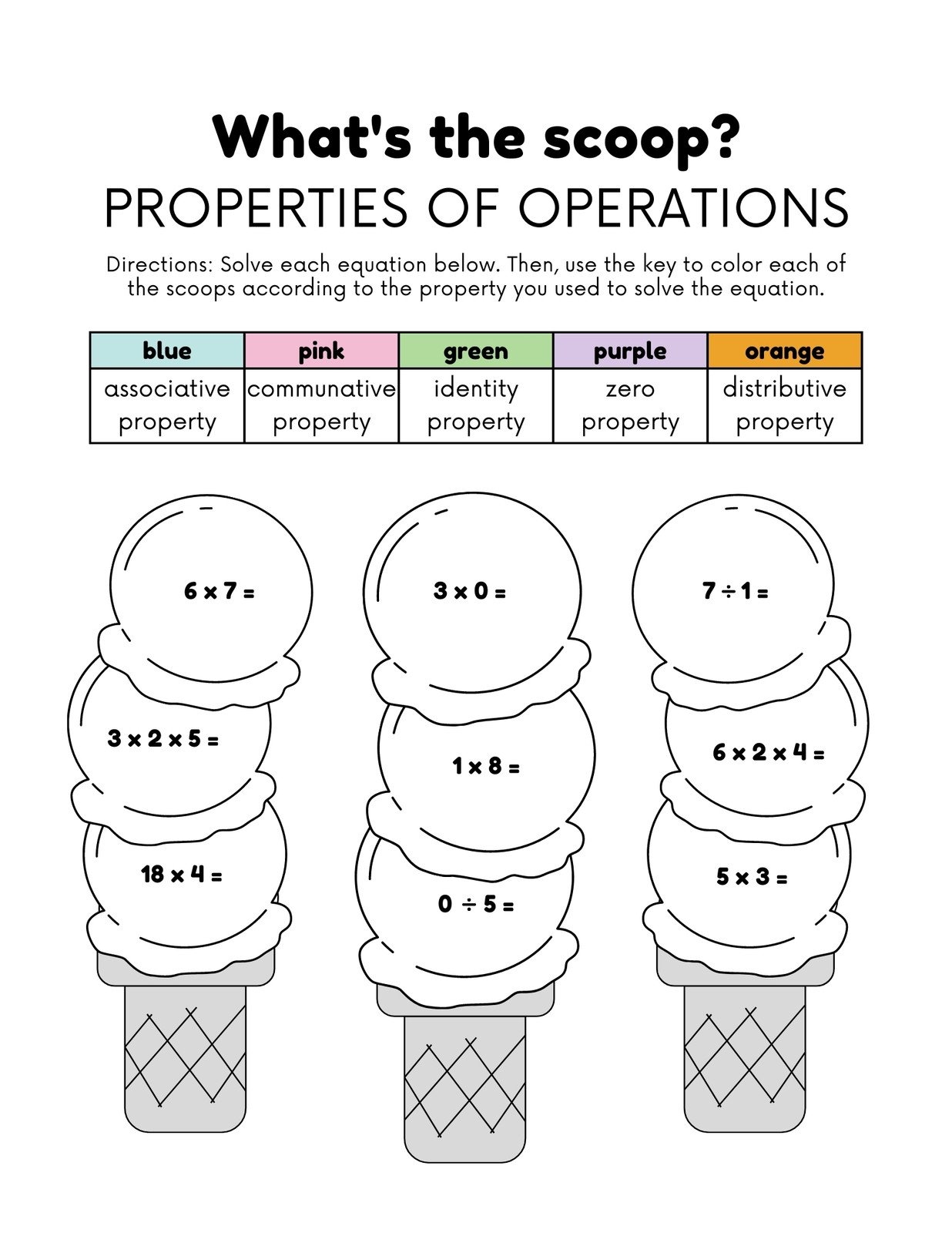 Math Printable Worksheets 3rd Grade