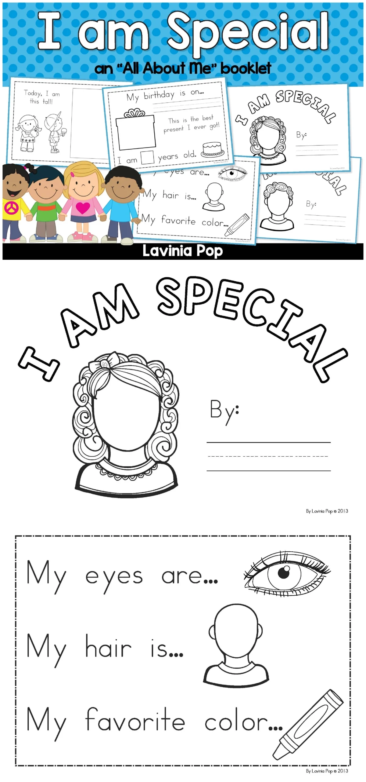 Free Printable All About Me Worksheet Preschool