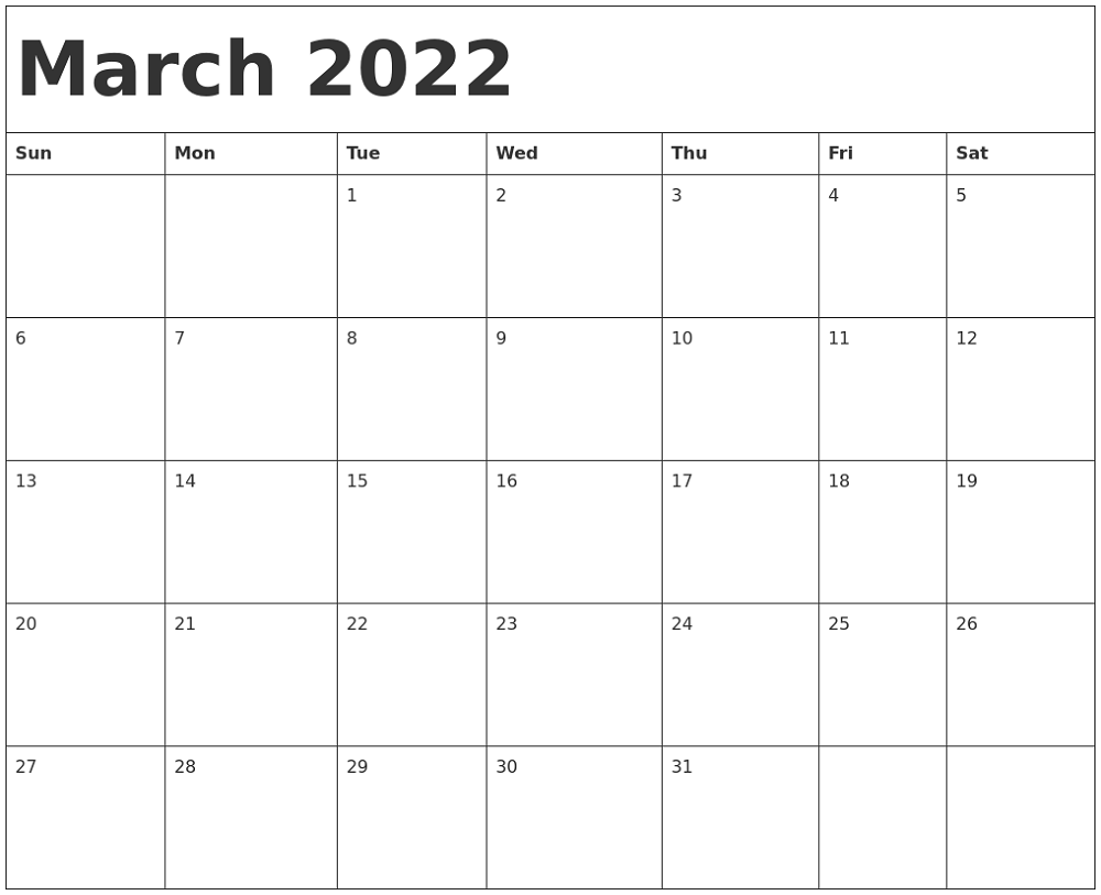 Dltk Blank Printable Calendars