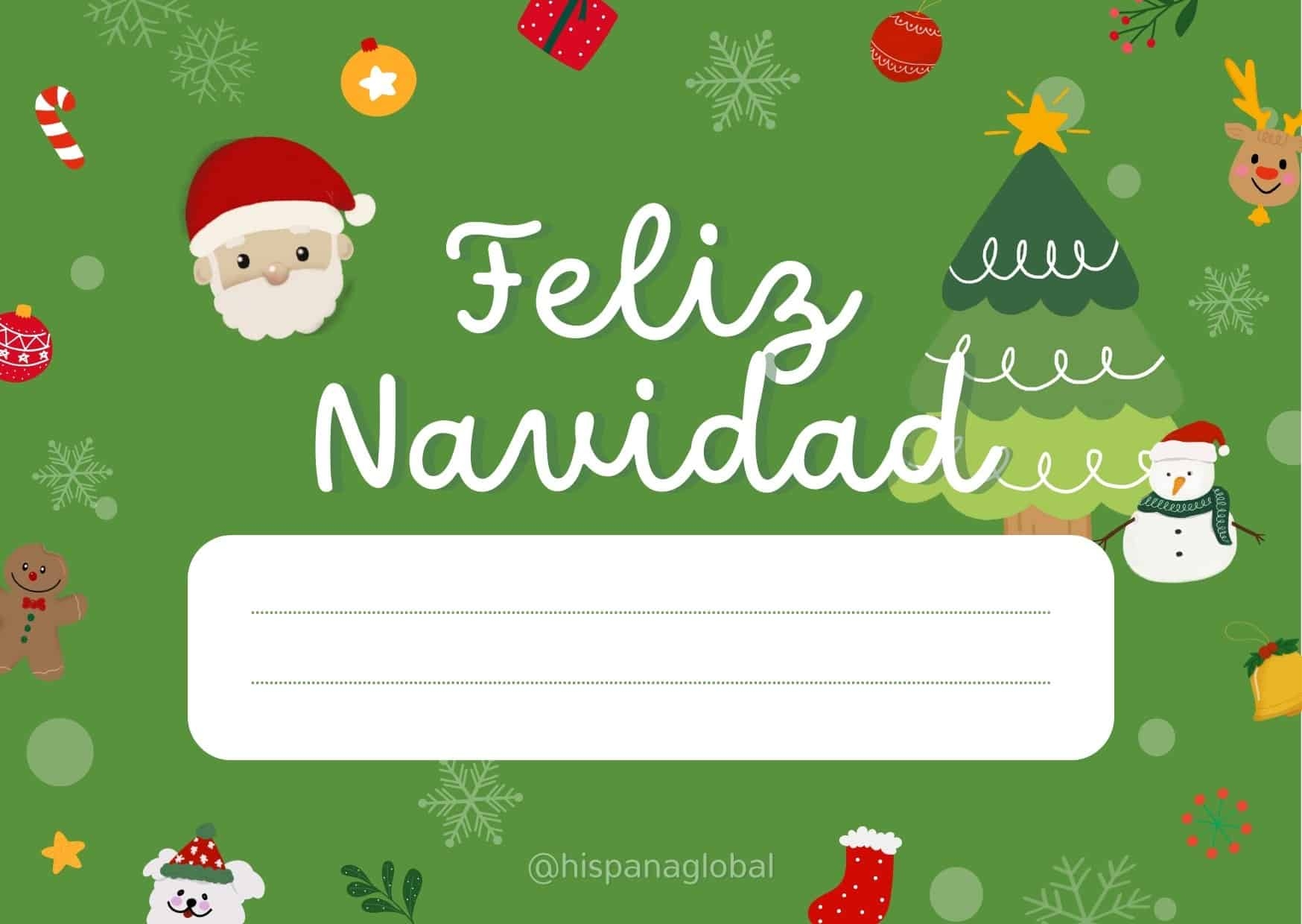 Free Holiday And Christmas Cards In Spanish Hispana Global