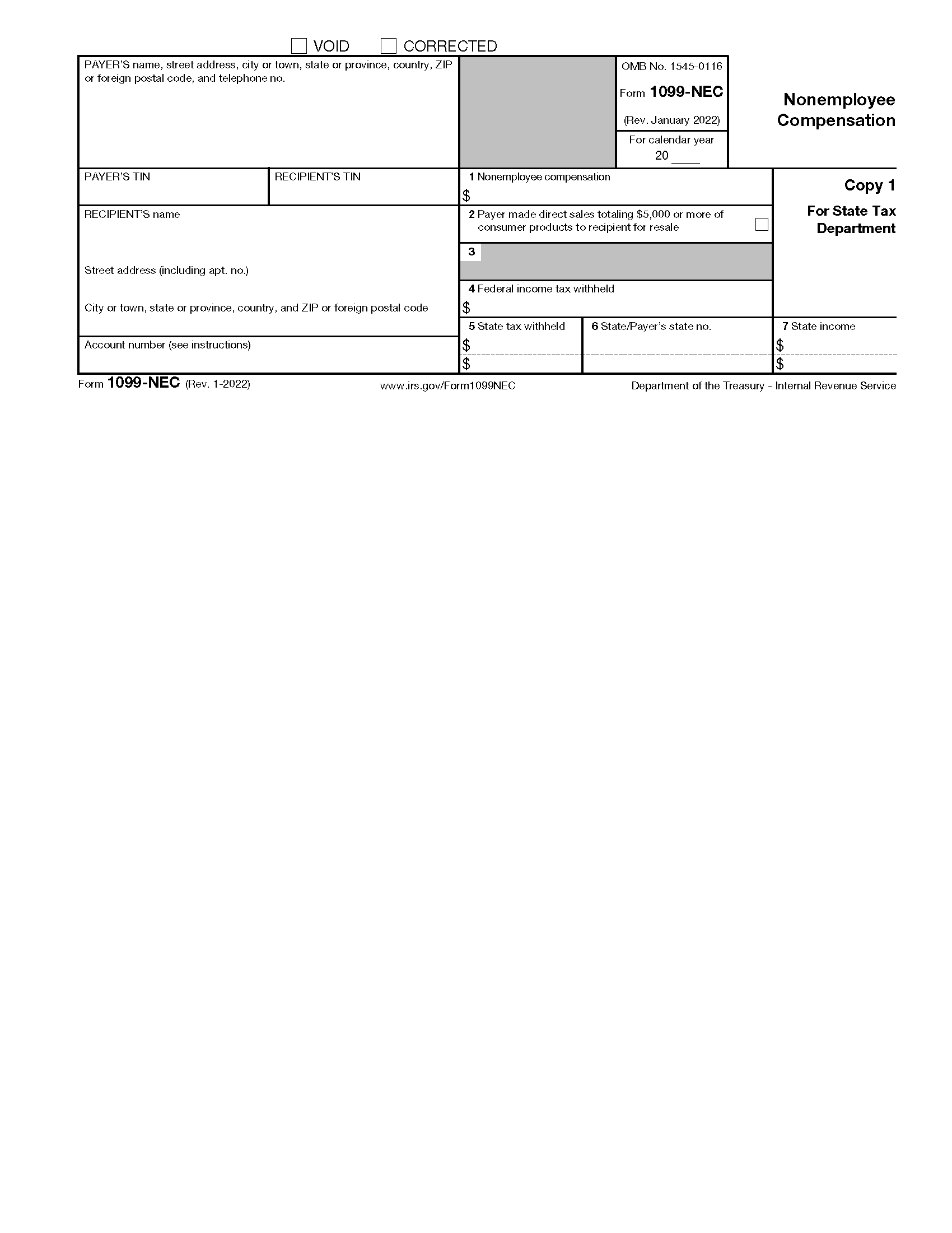 Printable Form 1099 2024