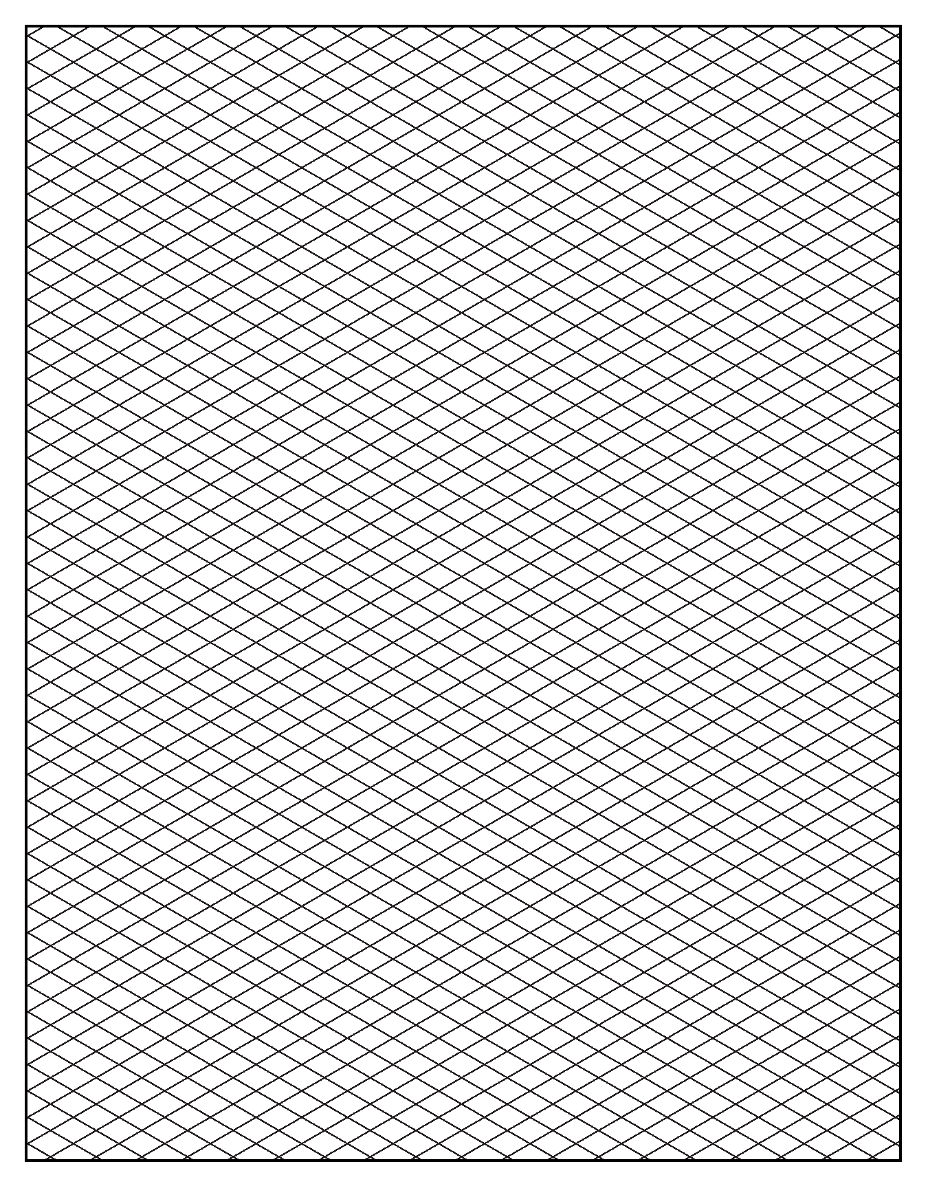 Printable Isometric Graph Paper Pdf