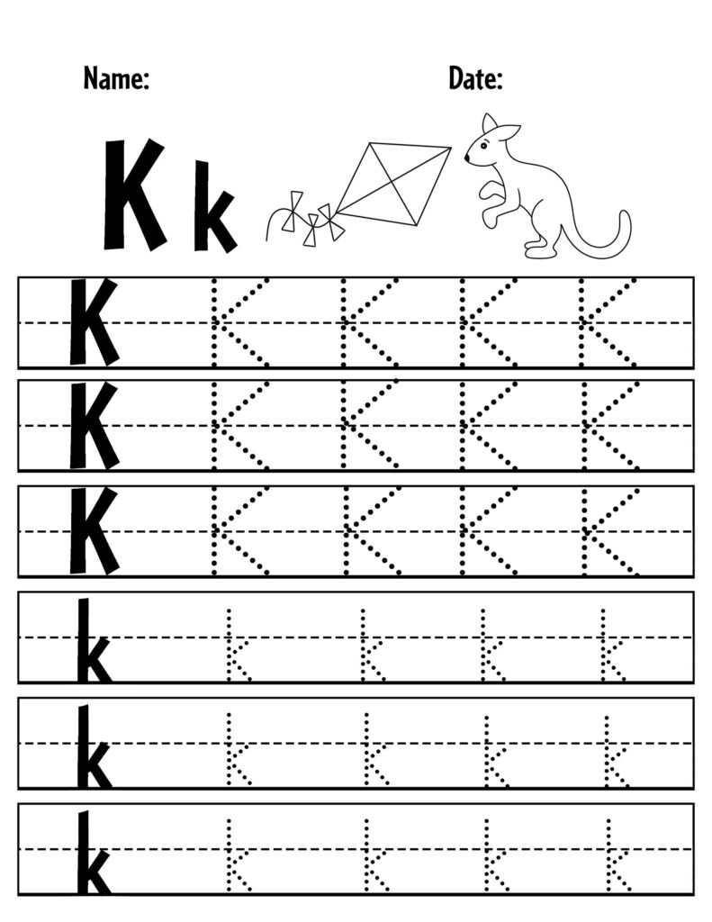 FREE Letter K Worksheets For Preschool The Hollydog Blog 