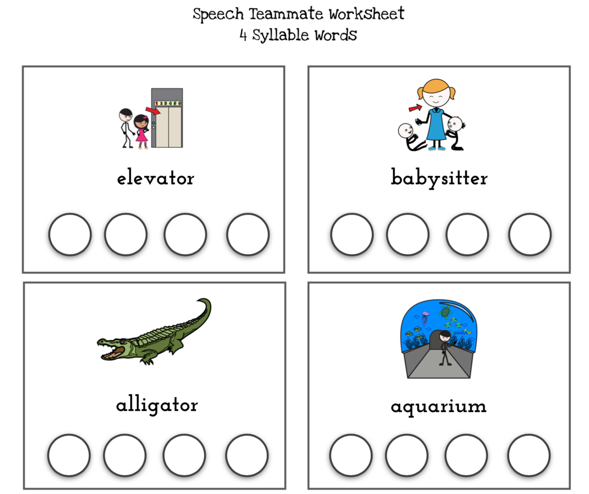 Free Multisyllable Worksheets Worksheets Library
