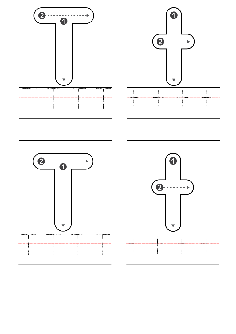 Free Printable Letter T Worksheets Preschool