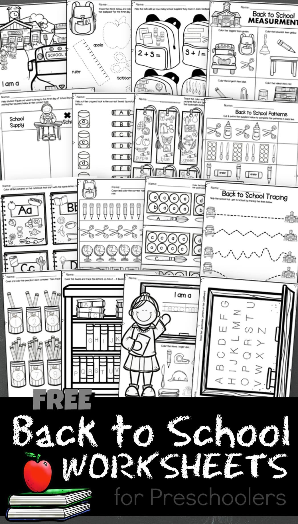 Printable School Worksheets Free