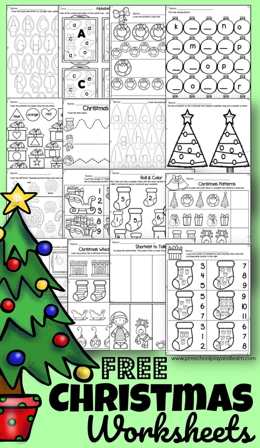 Free Printable Christmas Activity Sheets Pdf
