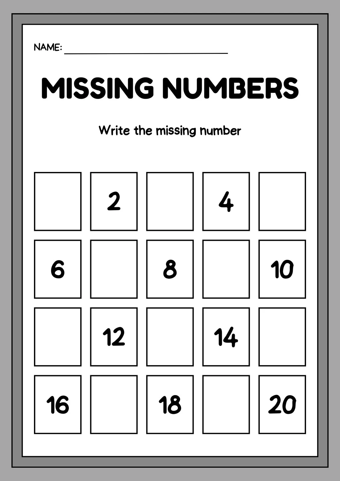 Worksheets Free Printable Math