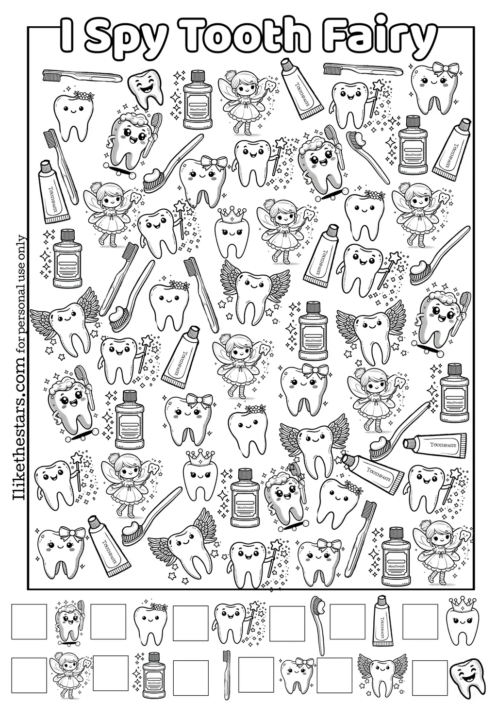Free Printable Dental Activity Sheets