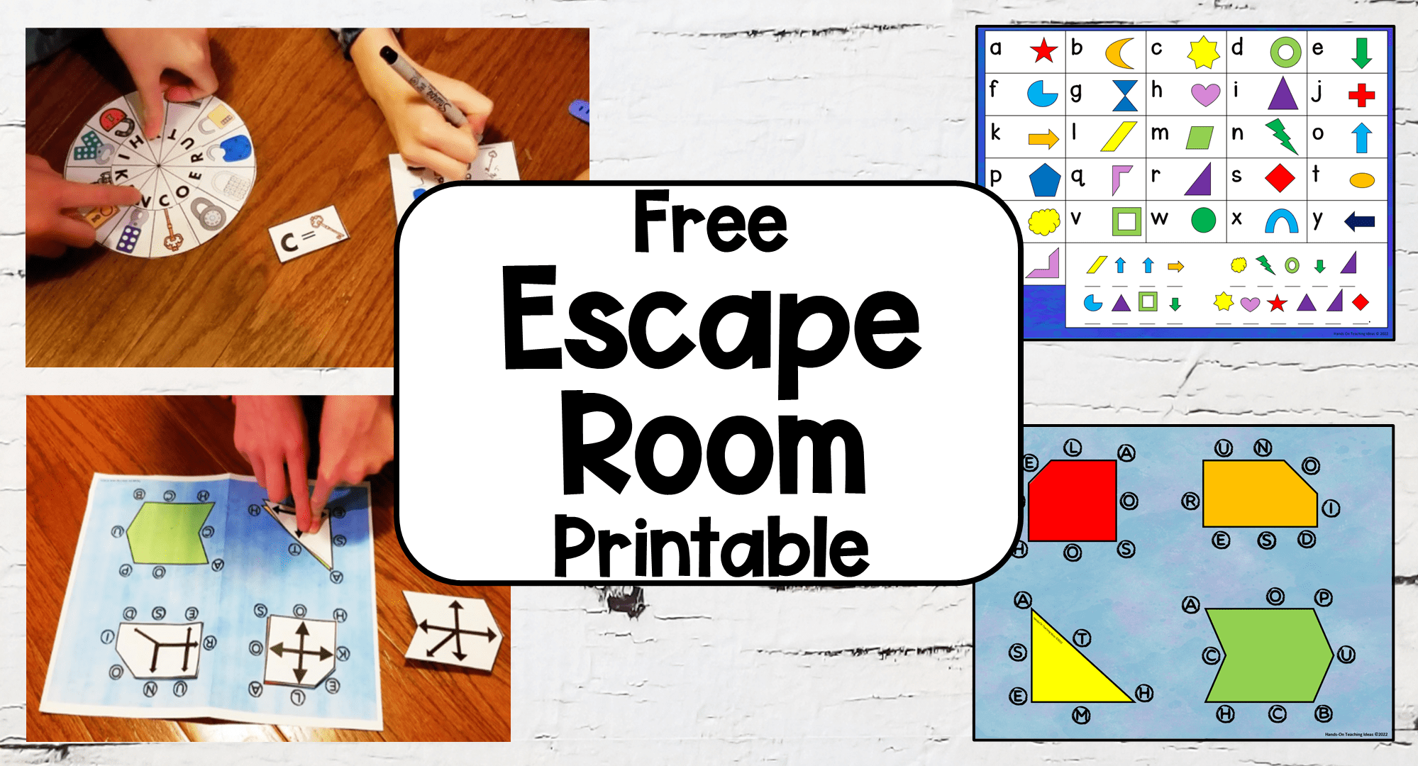 Clue Printable Escape Room Puzzles