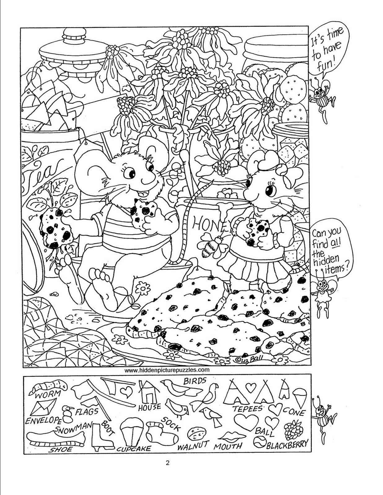 Printable Picture Find Puzzles