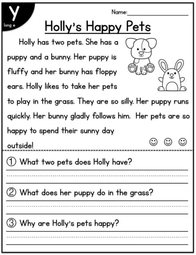Kindergarten Reading Worksheets Printable
