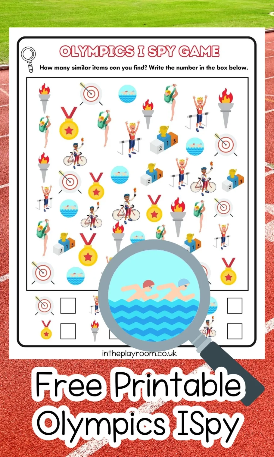 Free Printable Preschool Olympics Worksheets