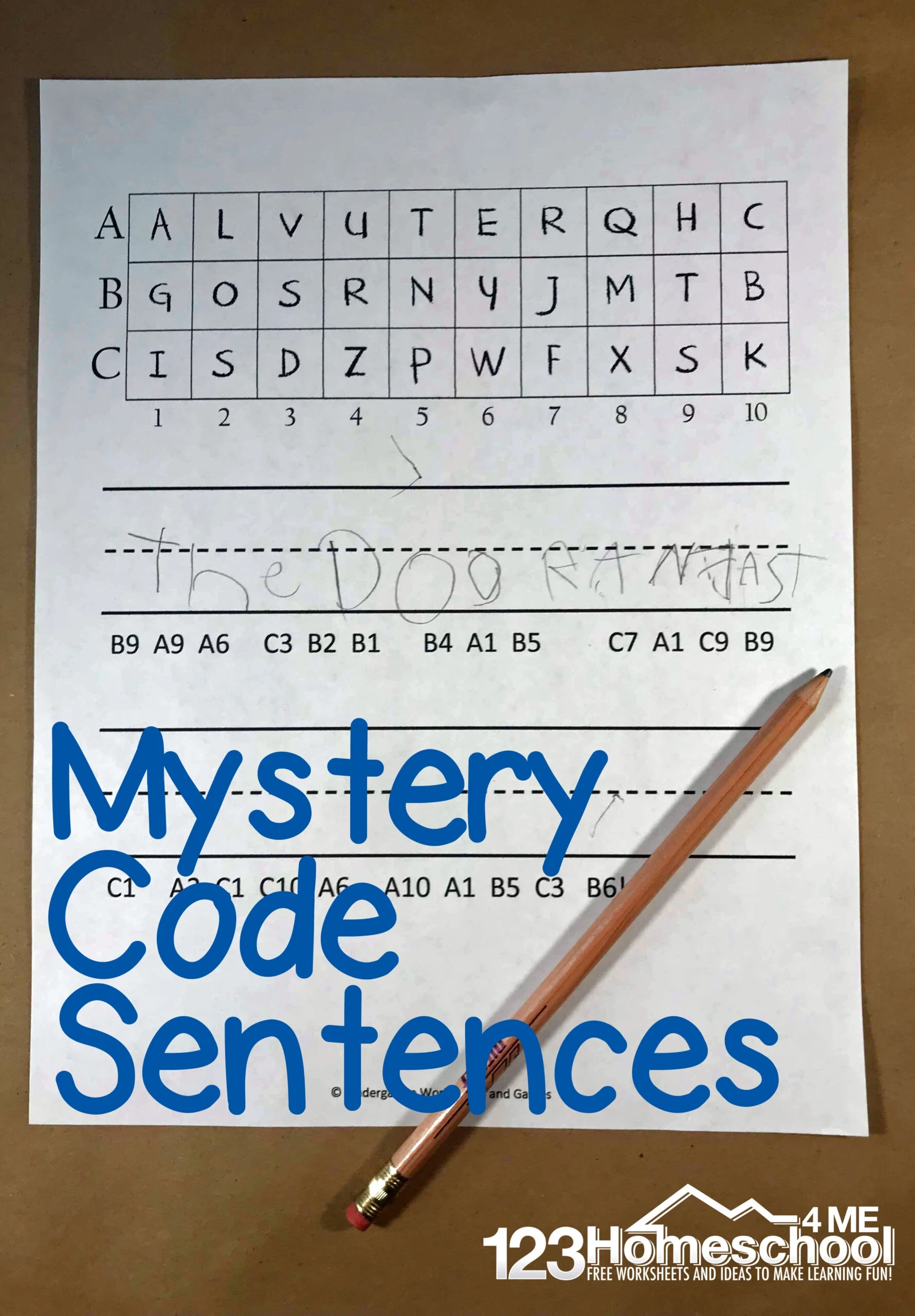 Free Printable Secret Message Worksheets