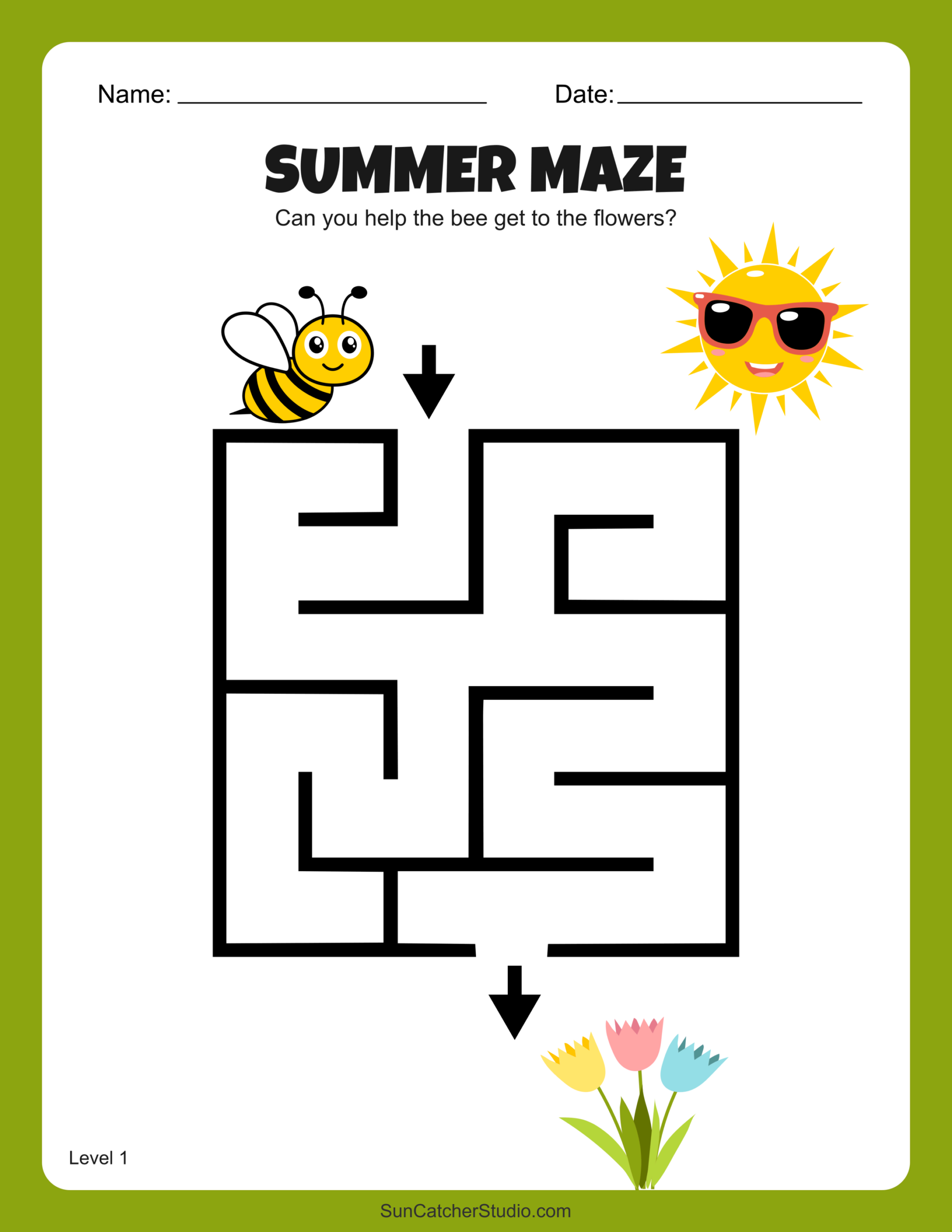 Free Printable Maze Worksheets