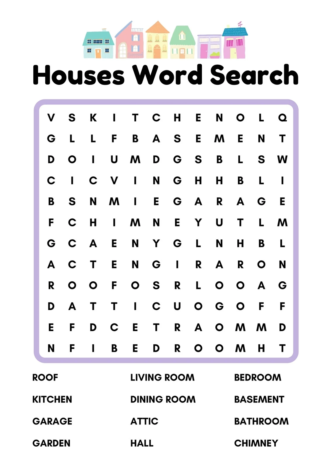 Word Search Puzzles For 7th Grade Printable