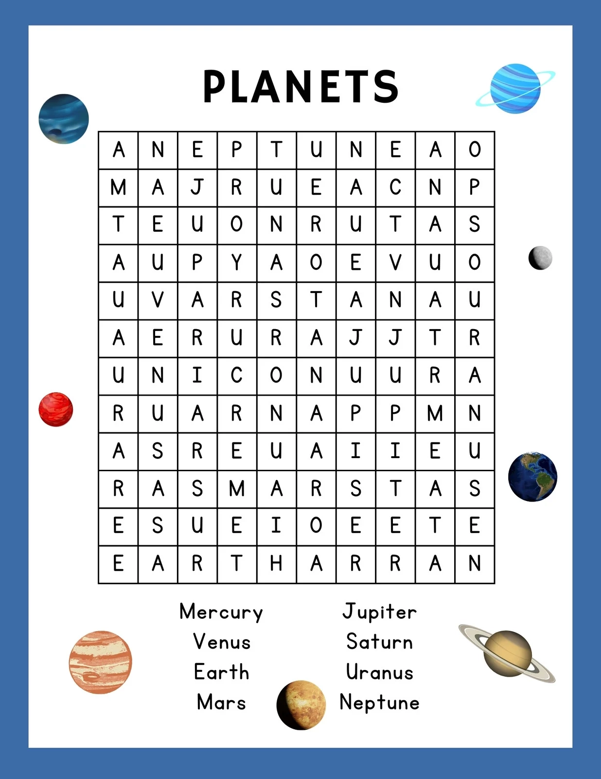 Word Search Puzzles Free Online Printable