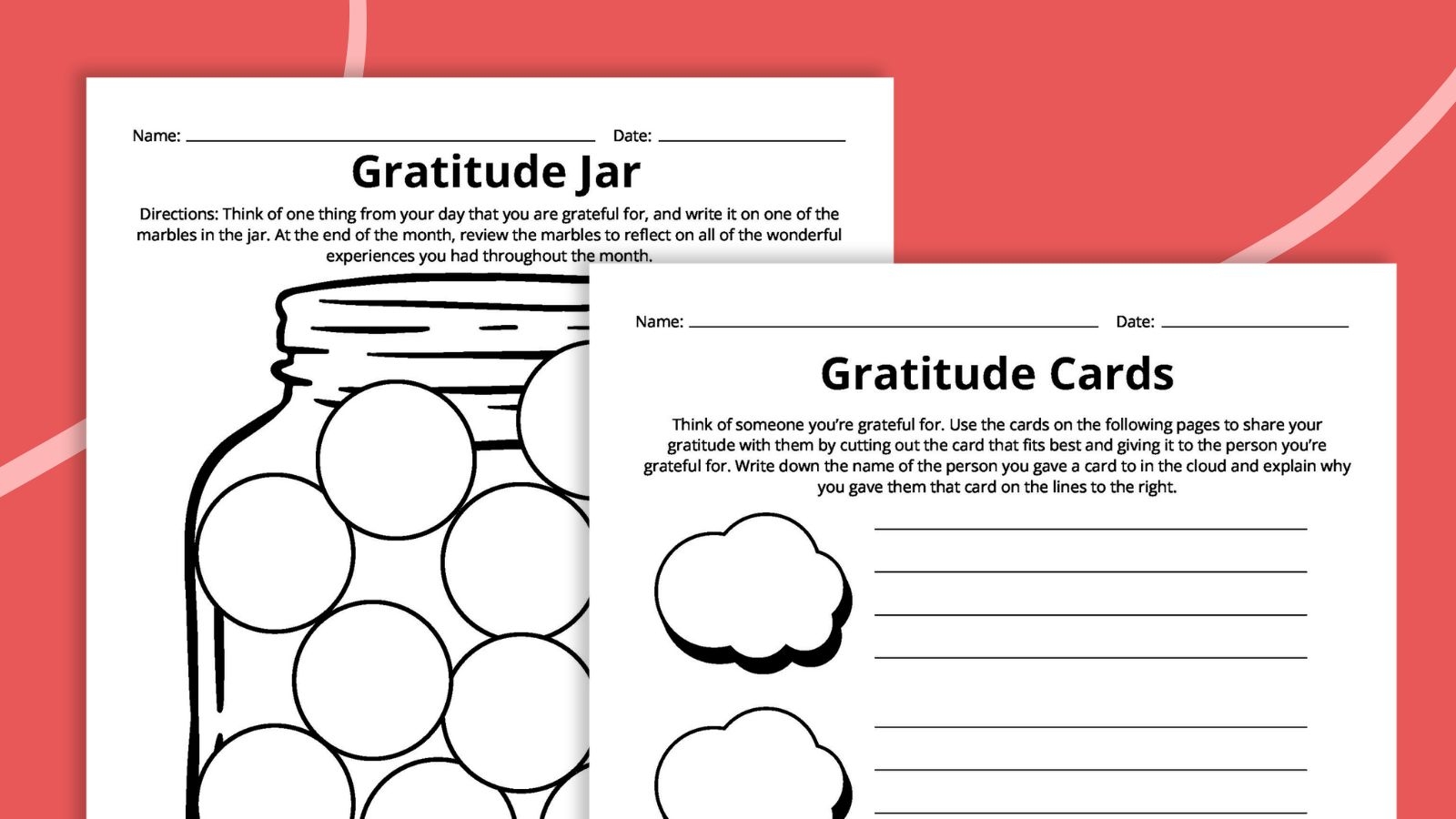 Free Printable Gratitude Worksheets