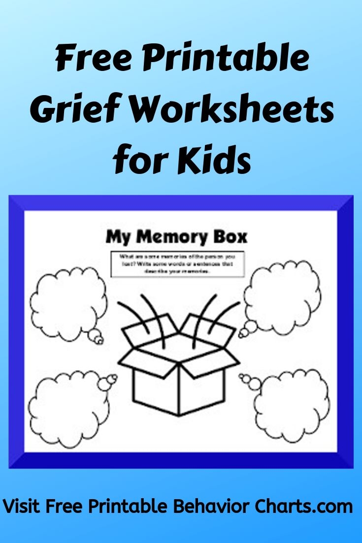 Free Printable Grief Worksheets For Youth Pdf