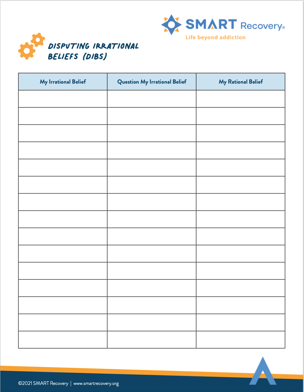 Smart Recovery Printable Worksheets