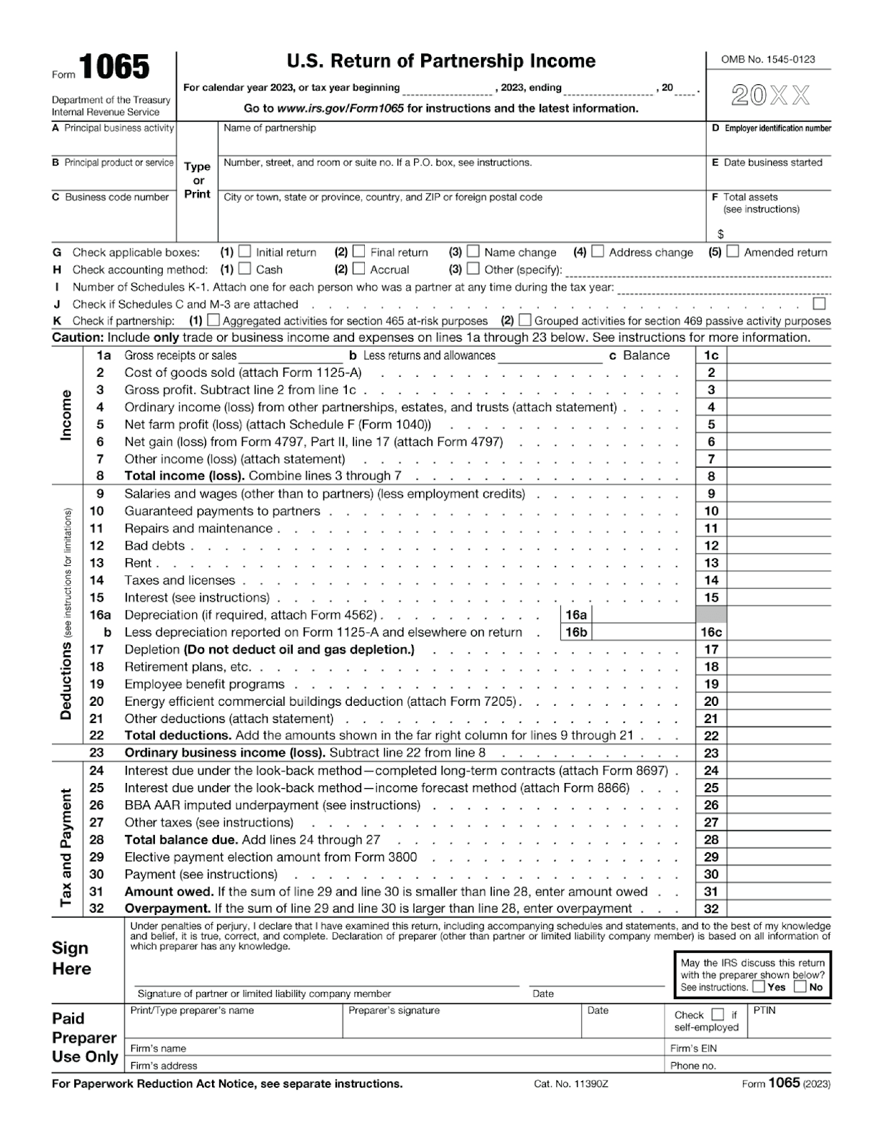 How To File Form 1065 A Step by Step Guide For Partnerships