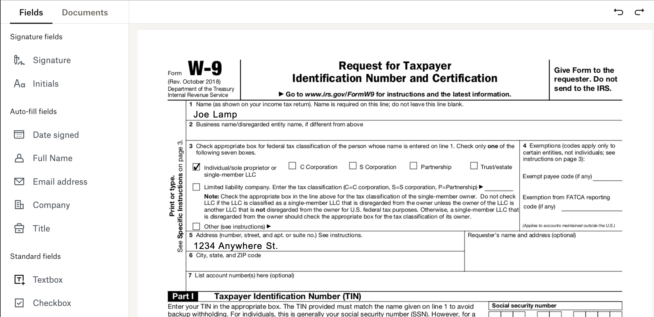 W9 Form Fill Out Online Pdf