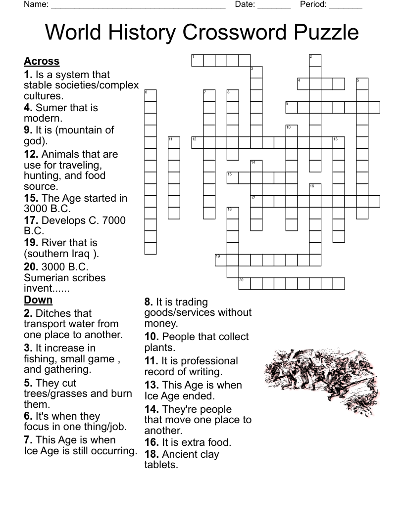 Hunting Crossword Puzzles Printable